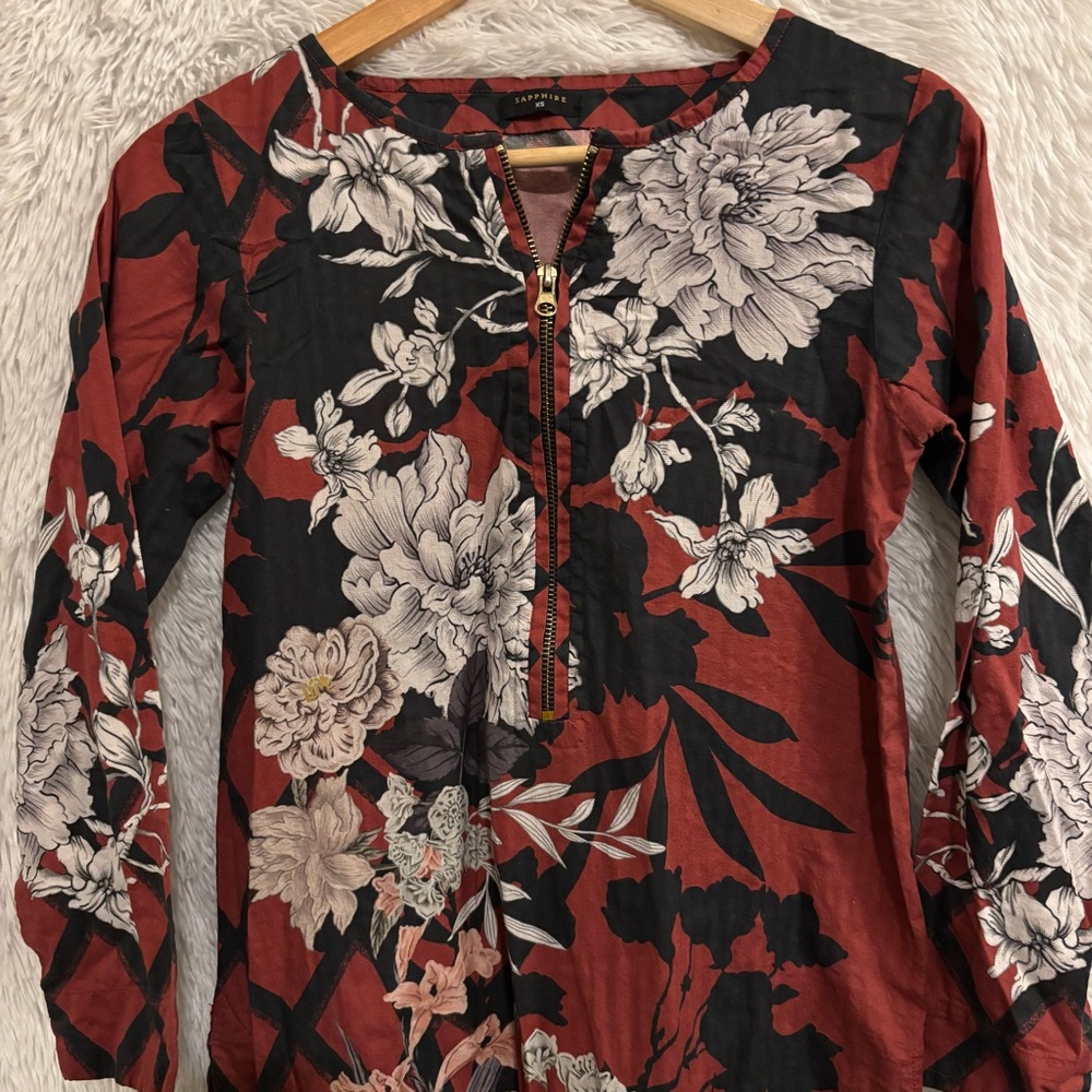 Sapphire Tunic Dress Size XS - Picture 2 of 5